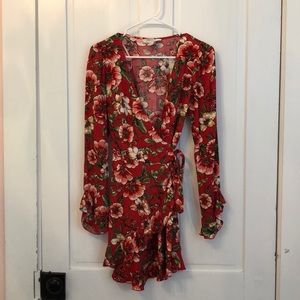 Forever21 Floral Wrap Dress